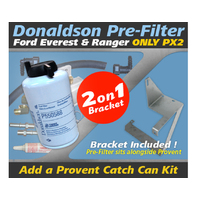 Ford Everest 2017-ON/Ranger 2015-18 Only PX2 2.2L/3.2L Pre Filter Dual Bracket Kit