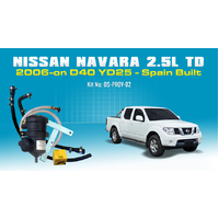 Nissan Navara D40 (Spain Built) Pathfinder R51 Provent Vehicle Specific Catch Can Filter Kit