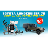 Toyota Landcruiser 70 Series 2007-ON Provent Oil Catch Can Dual Kit - Both Single & Dual Battery
