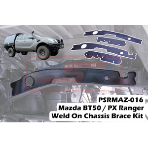 Mazda BT50 / PX Ranger Weld On Chassis Brace Kit (4 Plates)(Dual Cab)