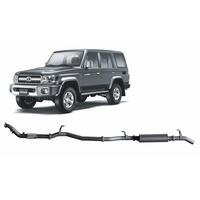 REDBACK EXTREME DUTY EXHAUST TO SUIT TOYOTA LANDCRUISER 76 SERIES WAGON (03/2007 - 10/2016)