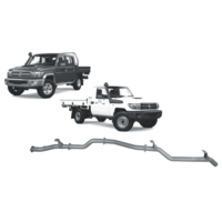 REDBACK EXTREME DUTY EXHAUST TO SUIT TOYOTA LANDCRUISER 79 SERIES SINGLE AND DOUBLE CAB (11/2016 - ON)