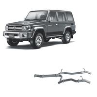 REDBACK EXTREME DUTY EXHAUST TO SUIT TOYOTA LANDCRUISER 76 SERIES 4.5LT V8 TD DPF BACK REDBACK TWIN 3" EXHAUST PIPE ONLY