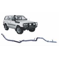 REDBACK 4X4 EXTREME DUTY EXHAUST TO SUIT TOYOTA LANDCRUISER 80 SERIES 4.2L 1HD-T/FT (01/1990 - 02/1998)