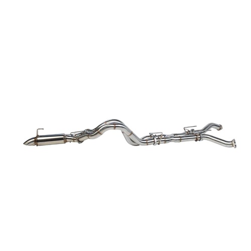 200 Series Twin 3" into Single 4" DPF Back Exhaust