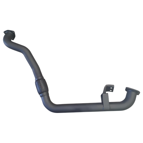 Toyota Landcruiser HZJ80 2 1/2in Engine Pipe With Stainless Flex - to connect to factory manifold