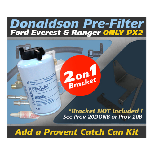 OS-20-FS Donaldson Companion Pre Filter Kit for Ford Everest 2017 Ranger PX2 2015 Dual Bracket Kit