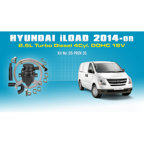 Hyundai iLoad 2014-ON 2.5L Provent 100 Oil Catch Can Kit - OS-PROV-35
