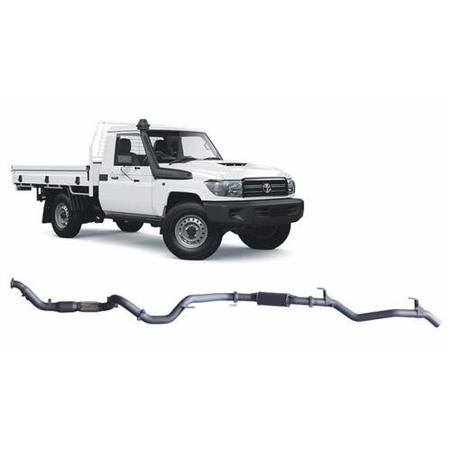 REDBACK EXTREME DUTY EXHAUST TO SUIT TOYOTA LANDCRUISER 79 SERIES SINGLE CAB (03/2007 - 10/2016)